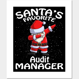 Santas Favorite Audit Manager Christmas Posters and Art